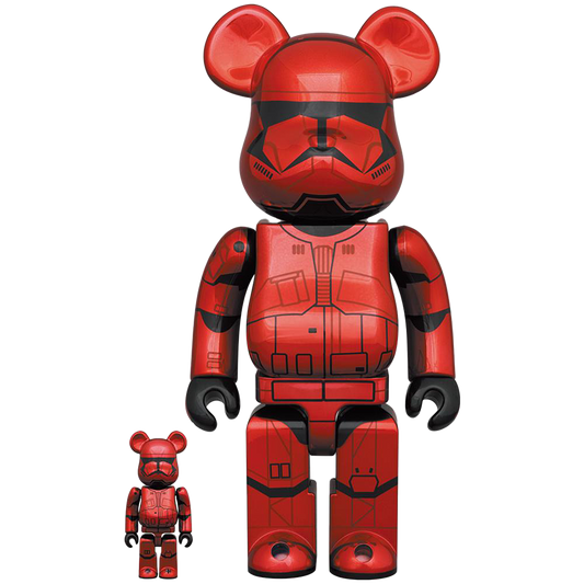 BE@RBRICK SITH TROOPER(TM) CHROME Ver. 100% 和 400%