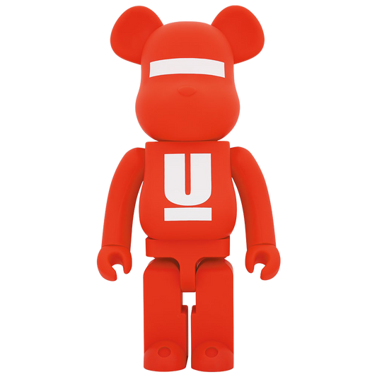 BE@RBRICK UNDERCOVER LOGO RED 1000％