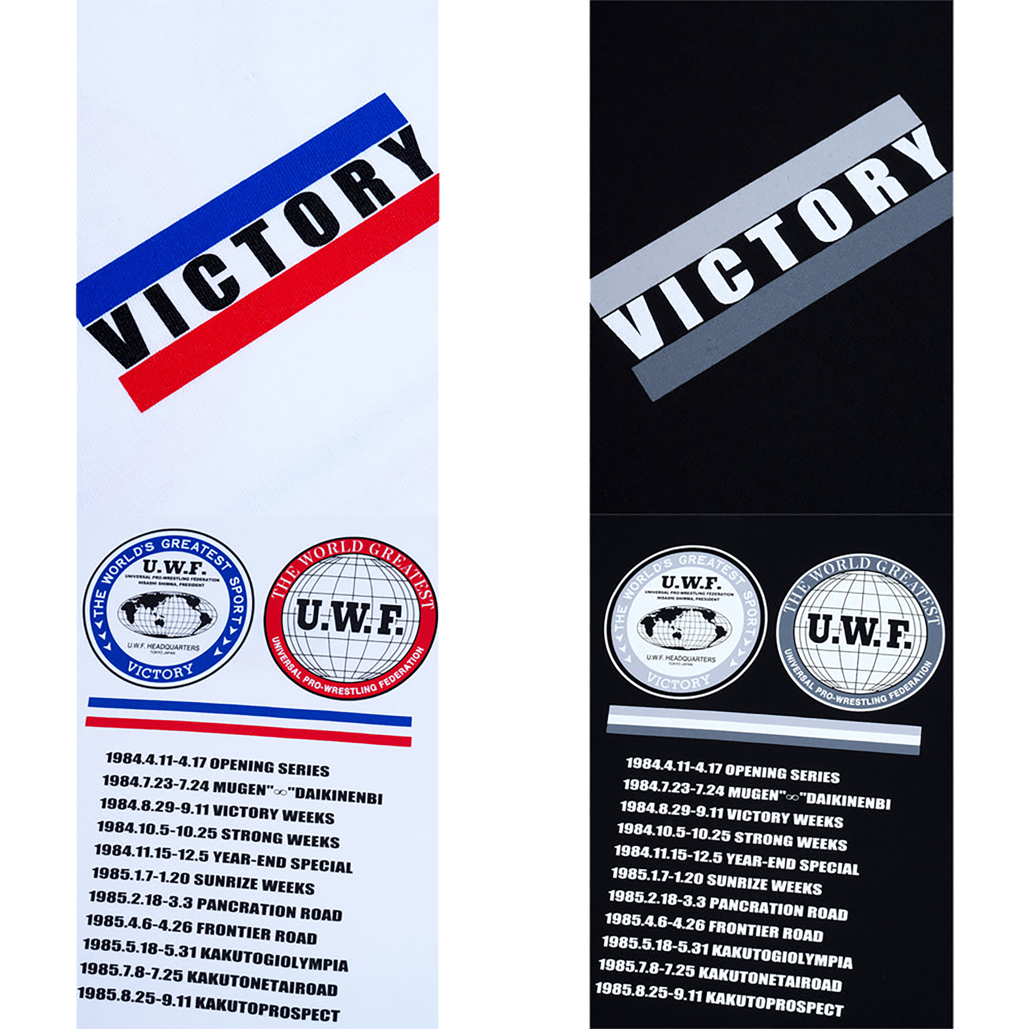 MLE U.W.F. T-SHIRTS VICTORY《Planned to be shipped in late April 2026》