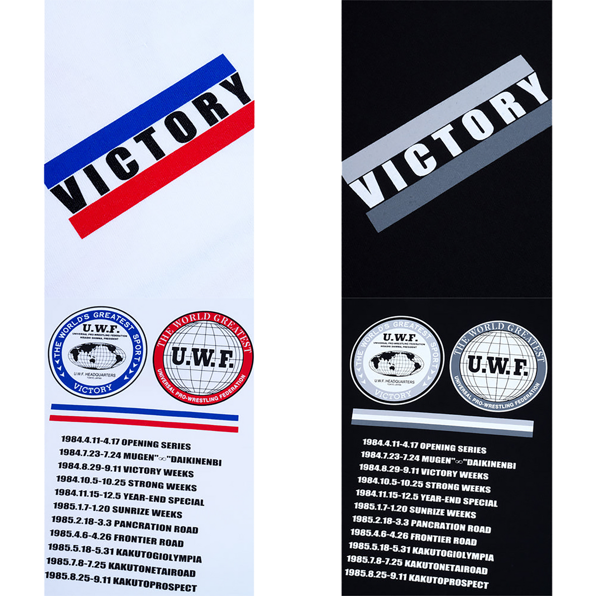 MLE U.W.F. T-SHIRTS VICTORY《Planned to be shipped in late April 2026》