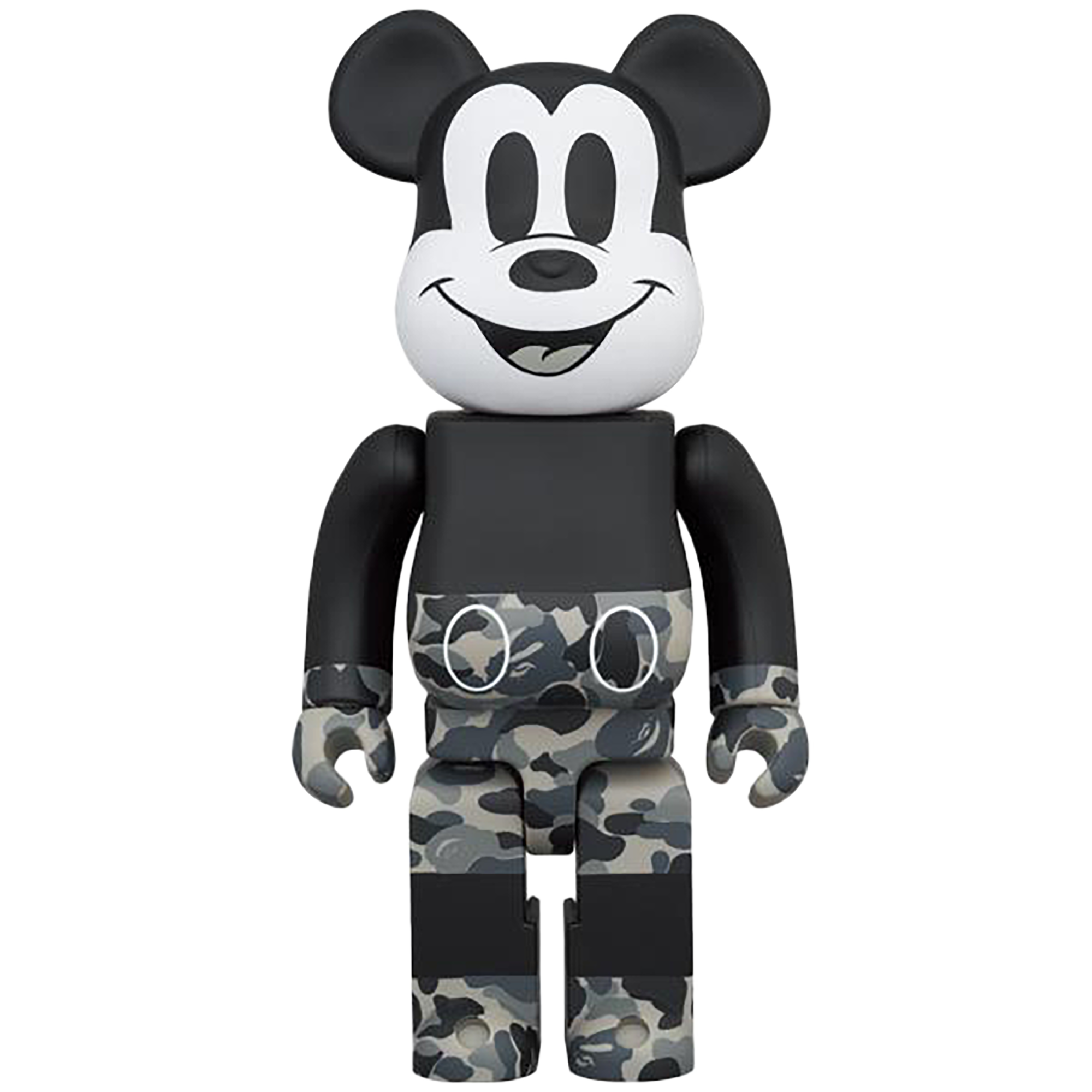 BE@RBRICK BAPE(R) MICKEY MOUSE MONOTONE Ver. 100％ & 400％