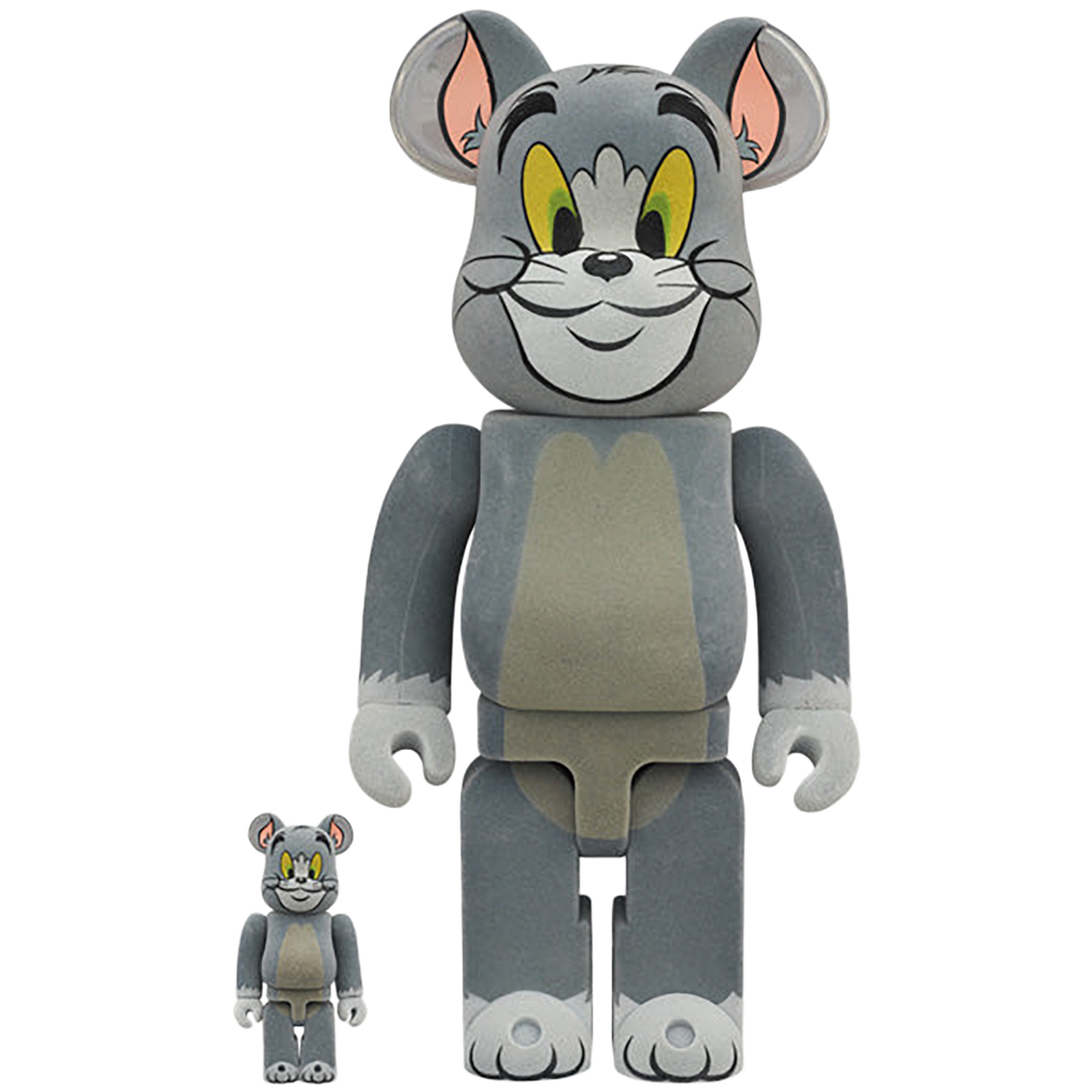 BE@RBRICK TOM Flocky Ver. 100％ & 400％（TOM AND JERRY） | MEDICOM
