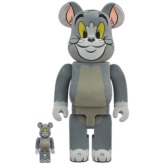 BE@RBRICK TOM Flocky Ver. 100% 和 400%（汤姆和杰瑞）