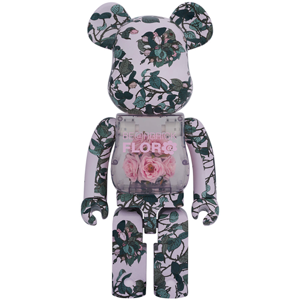 BE@RBRICK FLOR@ PINK ROSE 1000％_0