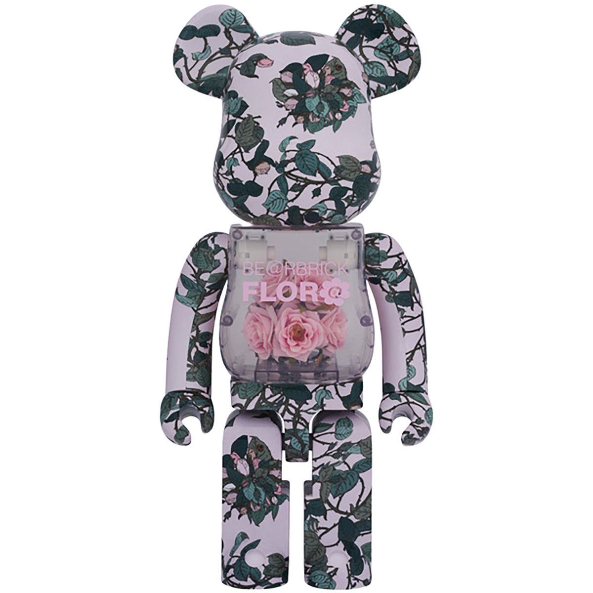 BE@RBRICK FLOR@ PINK ROSE 1000％