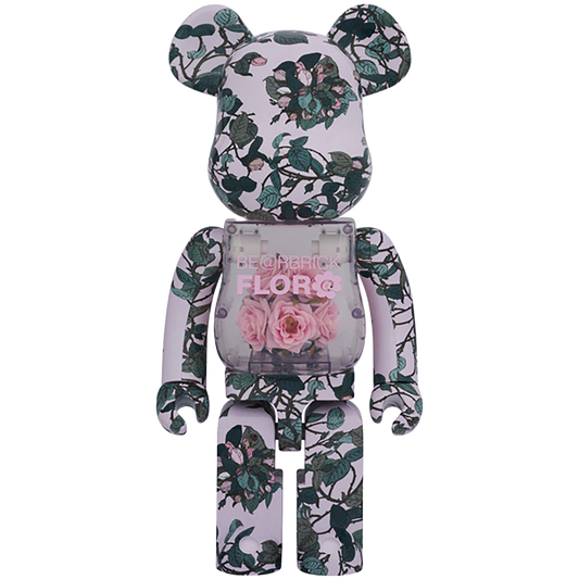 BE@RBRICK FLOR@ PINK ROSE 1000％