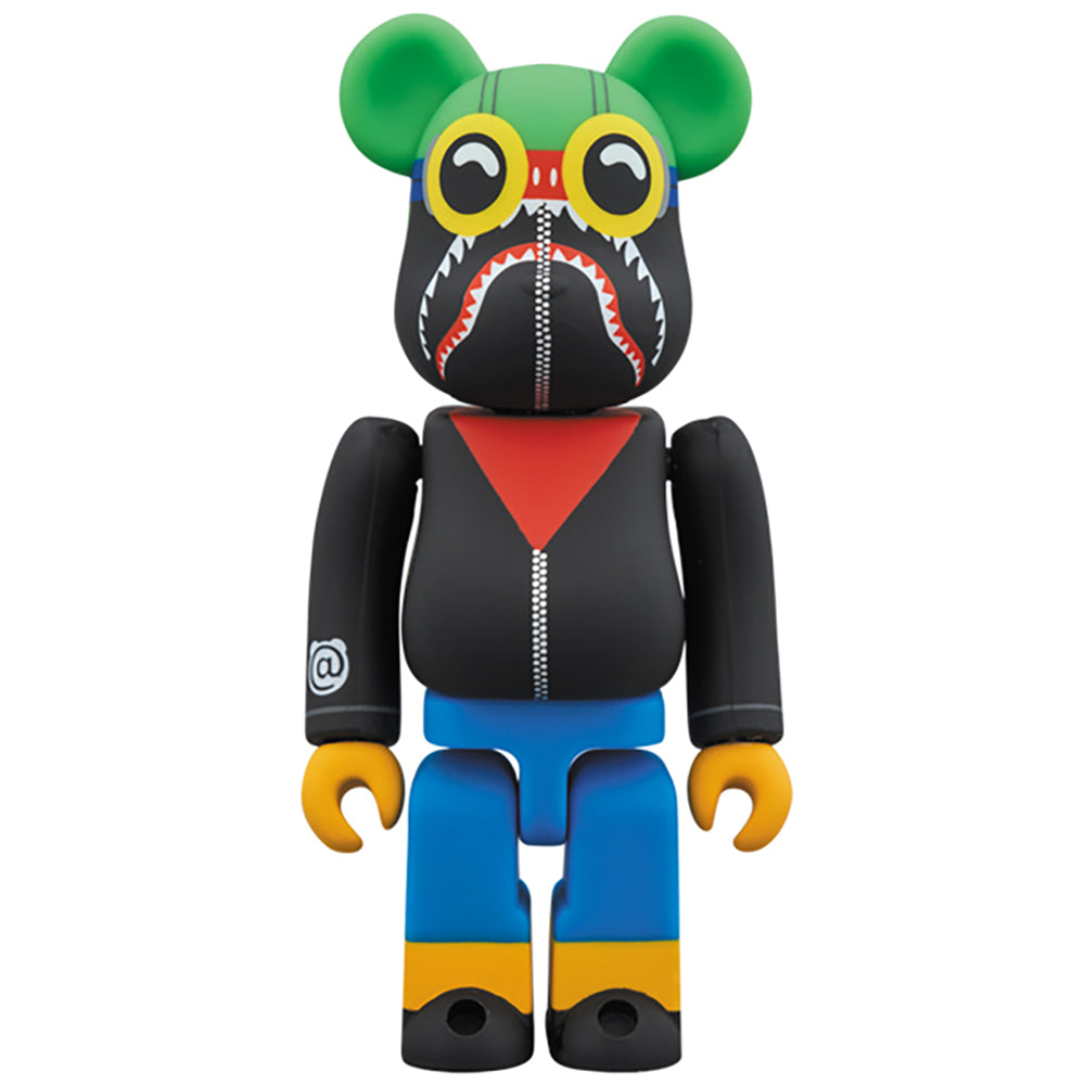 A BATHING APE(R) × HEBRU BRANTLEY × SOCIAL STATUS BE@RBRICK 100％_0