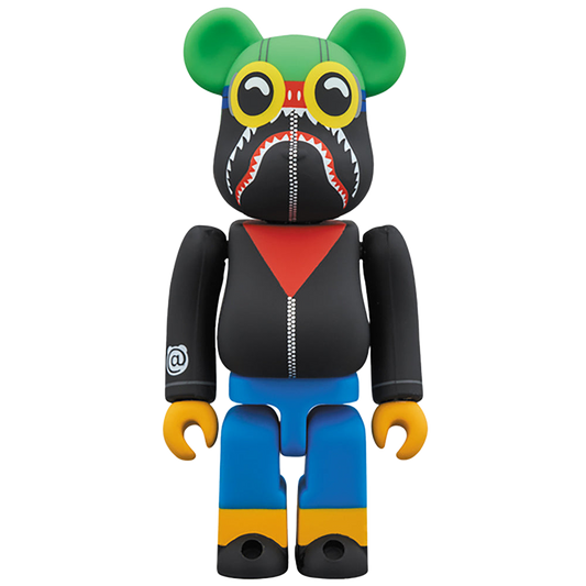 A BATHING APE(R) × HEBRU BRANTLEY × SOCIAL STATUS BE@RBRICK 100％