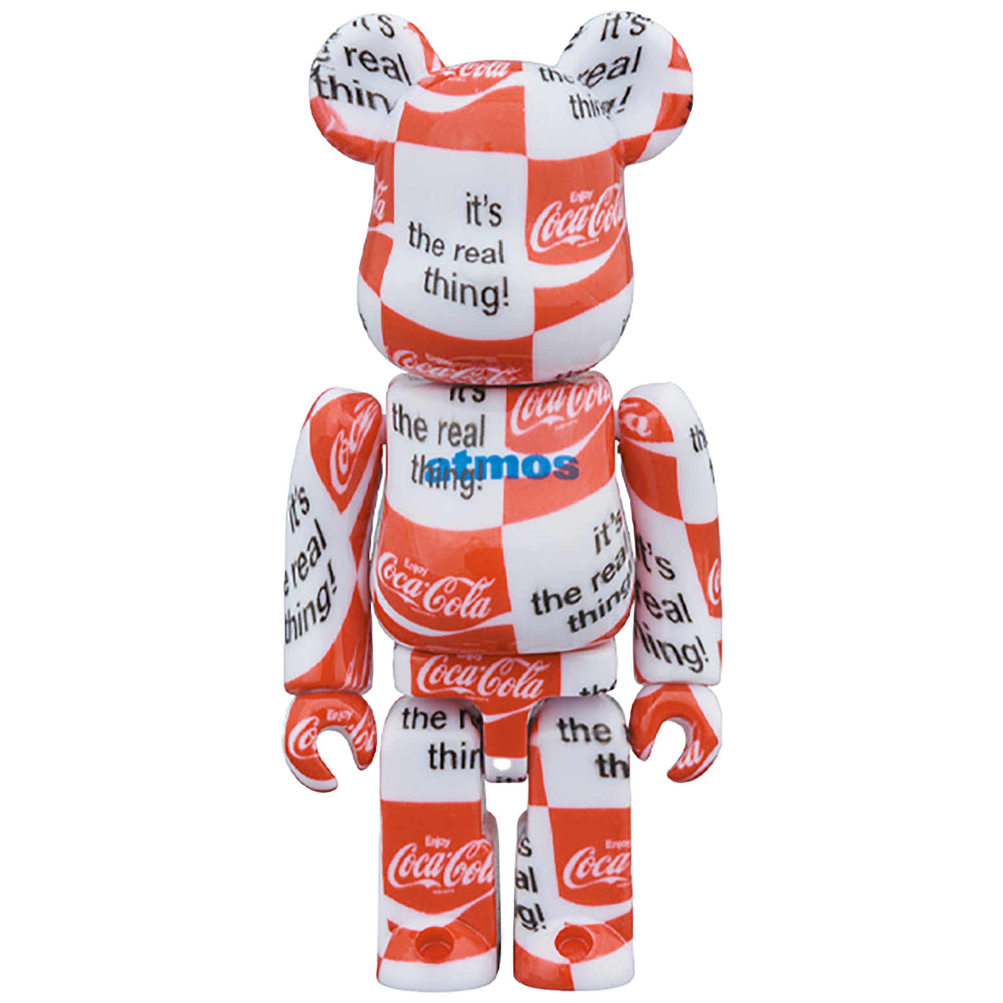 BE@RBRICK atmos × Coca-Cola 100％ & 400％ CHECKERBOARD