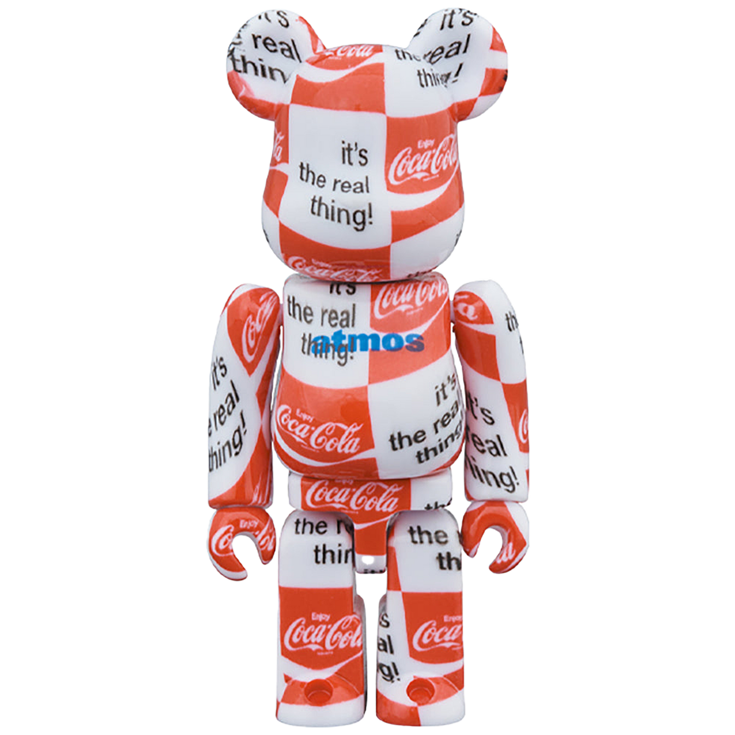 BE@RBRICK atmos × Coca-Cola 100％ & 400％ CHECKERBOARD