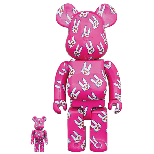 BE@RBRICK 一畑兔 100% & 400%（今和野清志郎 50 周年庆典）