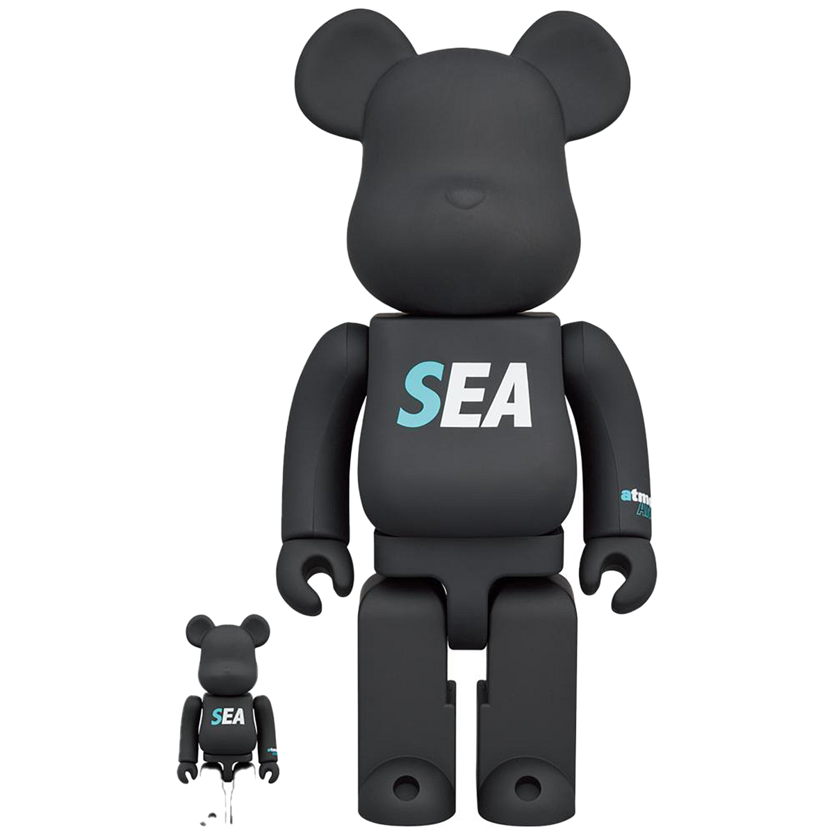 BE@RBRICK atmos × WIND AND SEA 100％ & 400％