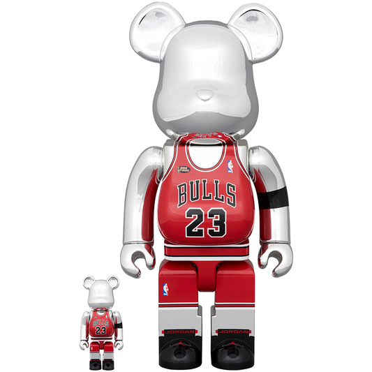 BE@RBRICK 迈克尔·乔丹 1998 年最后一击 100% 和 400%