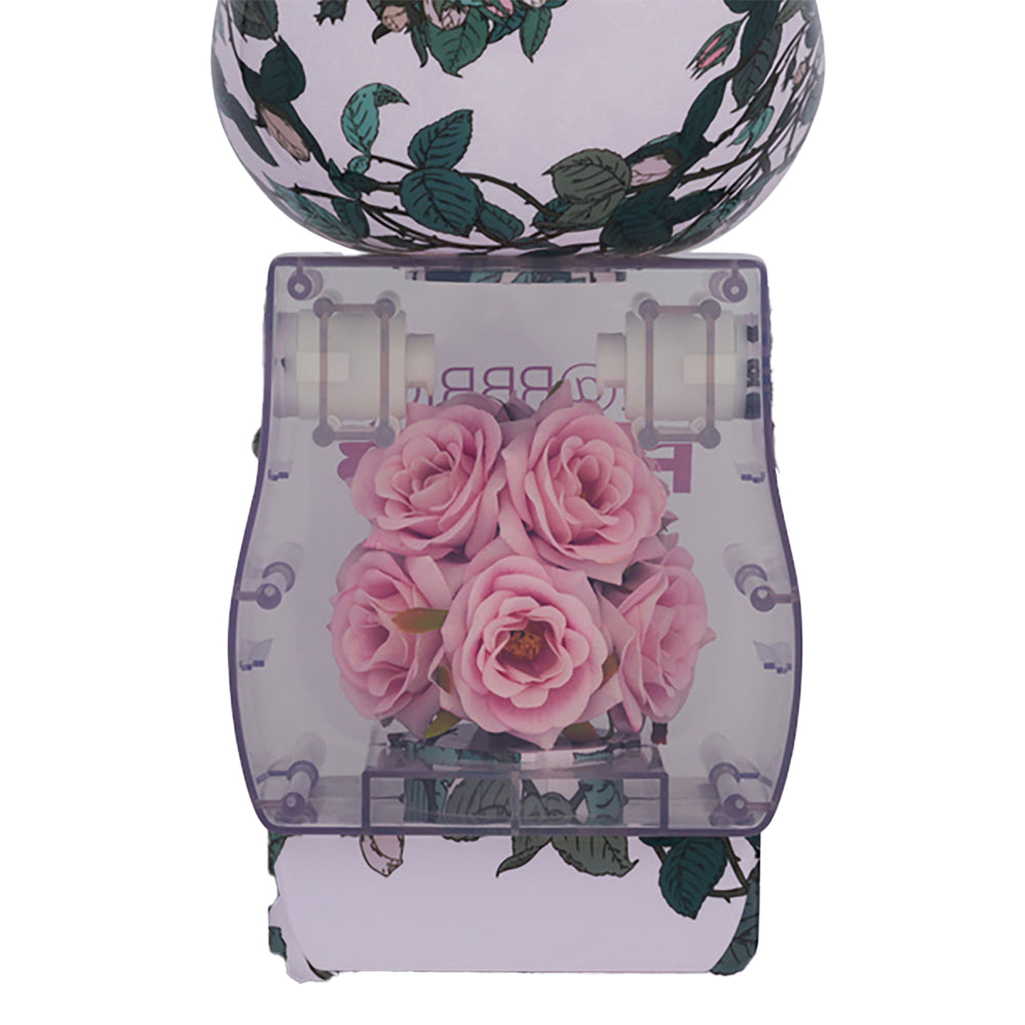 BE@RBRICK FLOR@ PINK ROSE 1000％