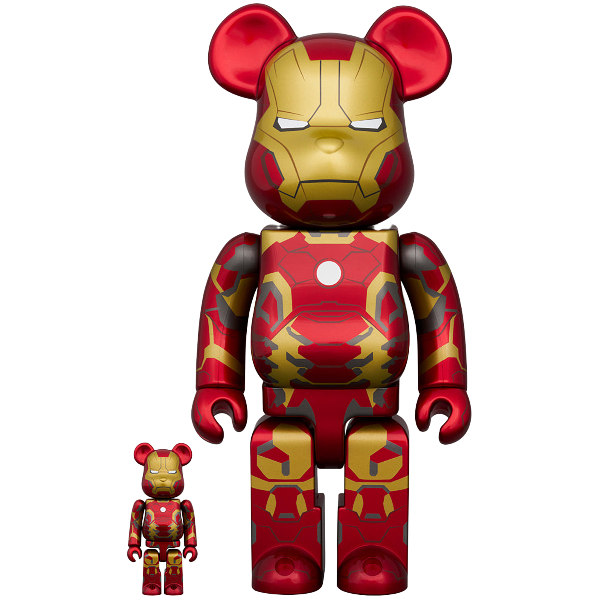 BE@RBRICK IRON MAN MARK 43 100％ & 400％