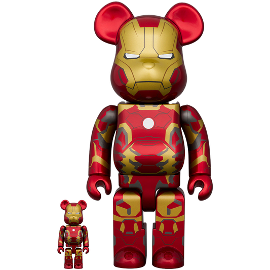 BE@RBRICK 钢铁侠马克 43 100% & 400%