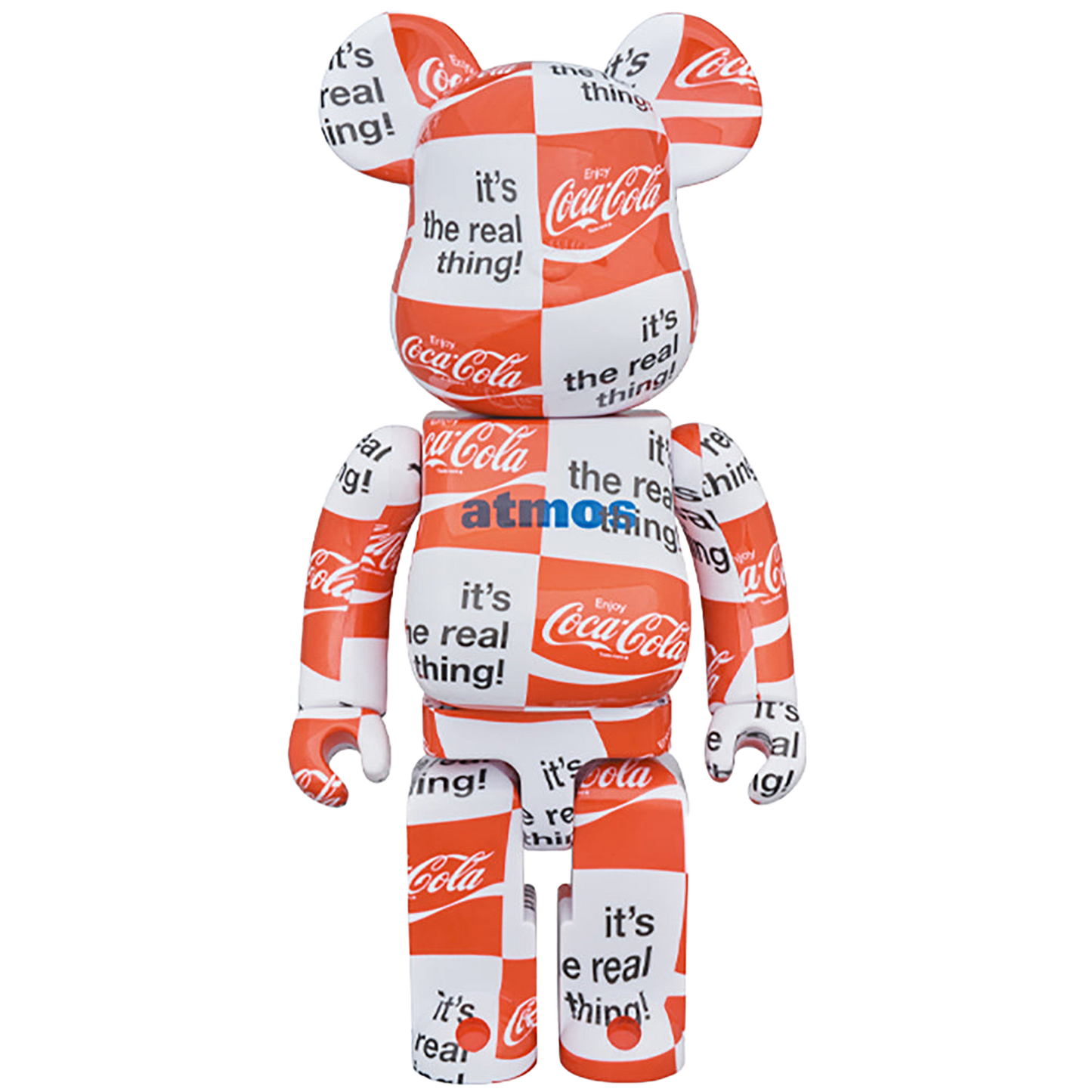 BE@RBRICK atmos × Coca-Cola 100％ & 400％ CHECKERBOARD