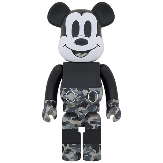 BE@RBRICK BAPE(R) 米老鼠单调版。 1000%
