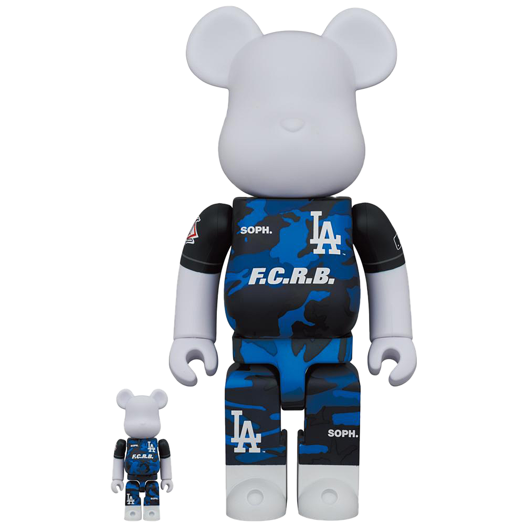 BE@RBRICK F.C.R.B. × MLB 100％ & 400％ (LOS ANGELES DODGERS)