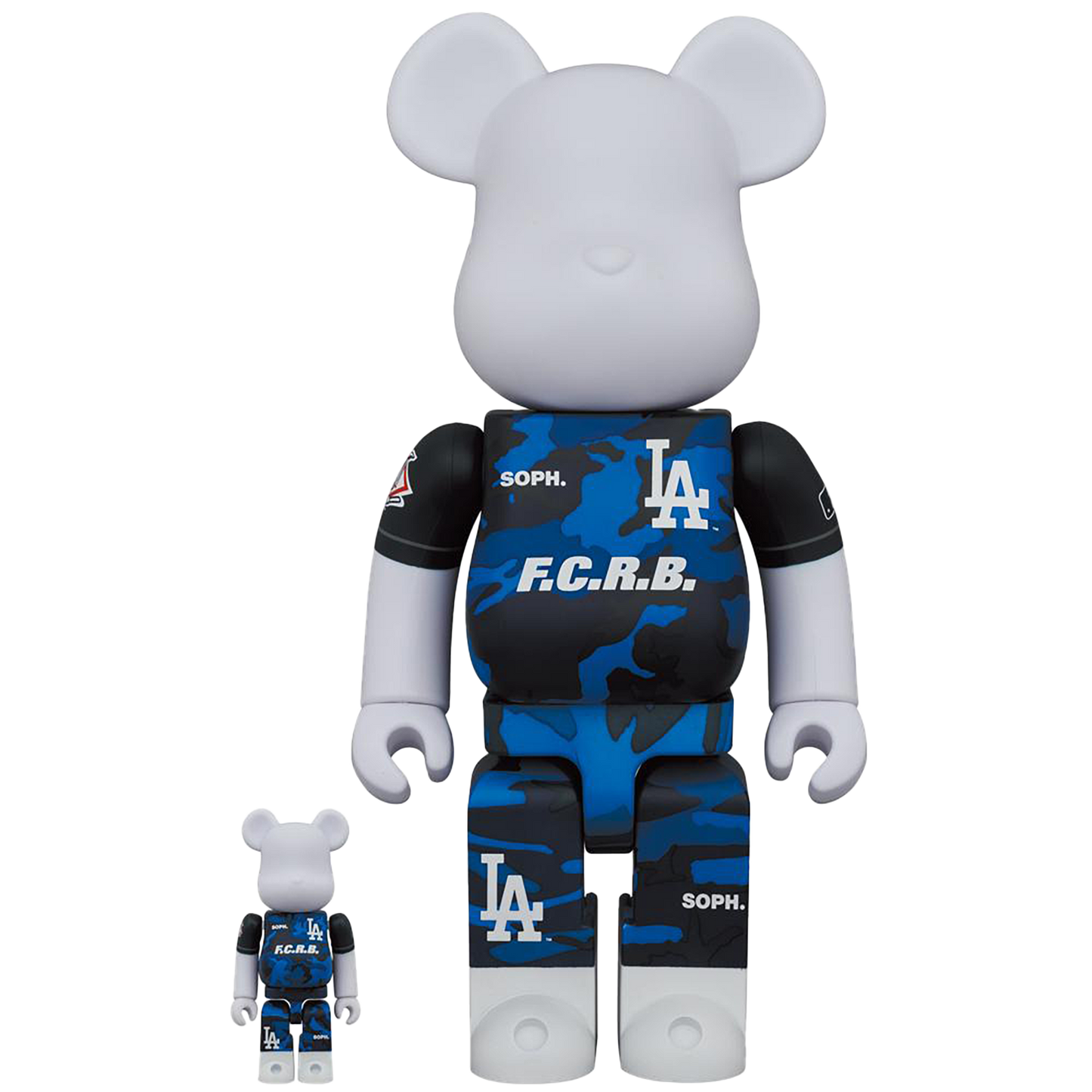 BE@RBRICK F.C.R.B. × MLB 100％ & 400％ (LOS ANGELES DODGERS)