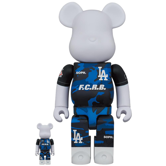 BE@RBRICK F.C.R.B. × MLB 100％ & 400％ (LOS ANGELES DODGERS)