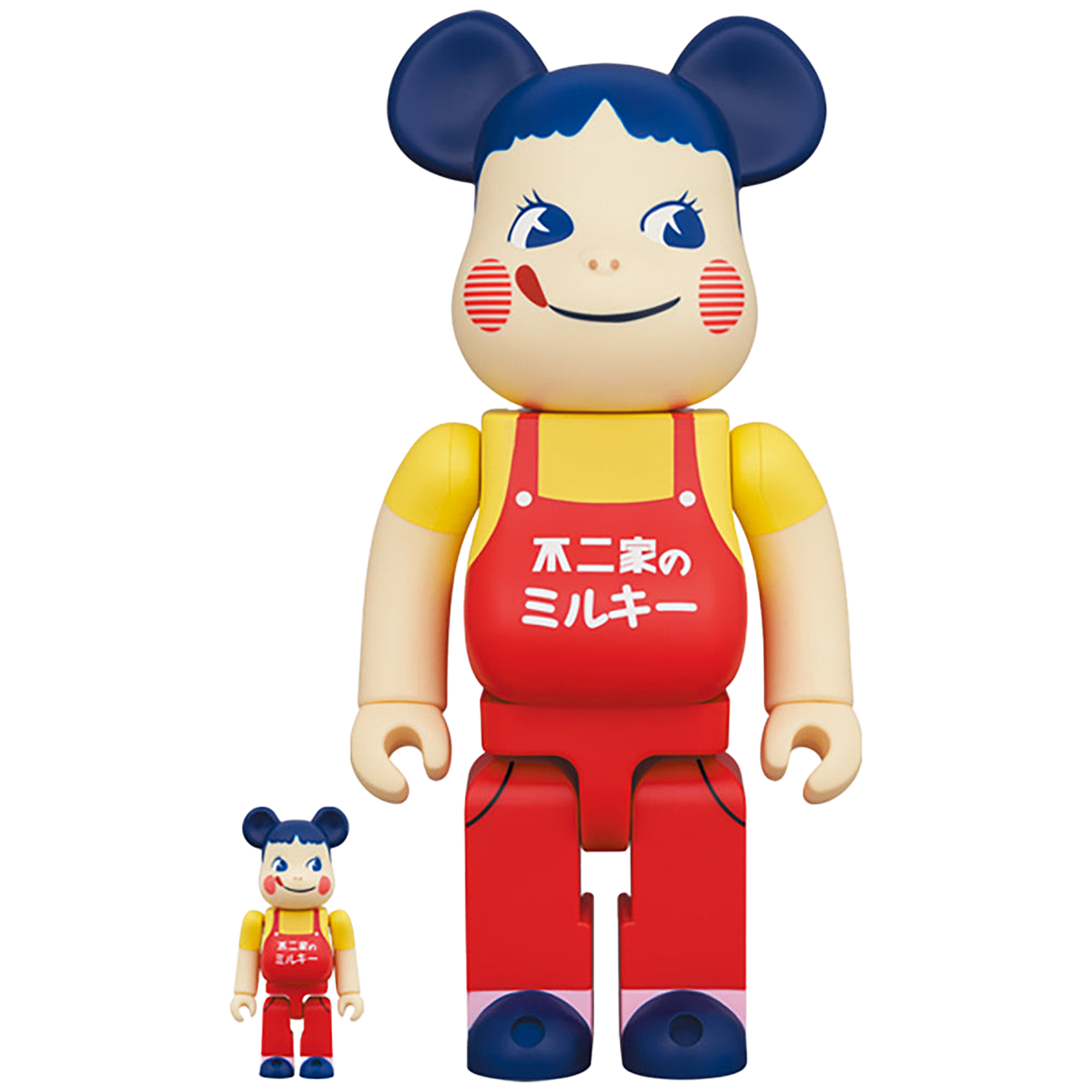 BE@RBRICK ホーロー看板 ペコちゃん 100％ & 400％