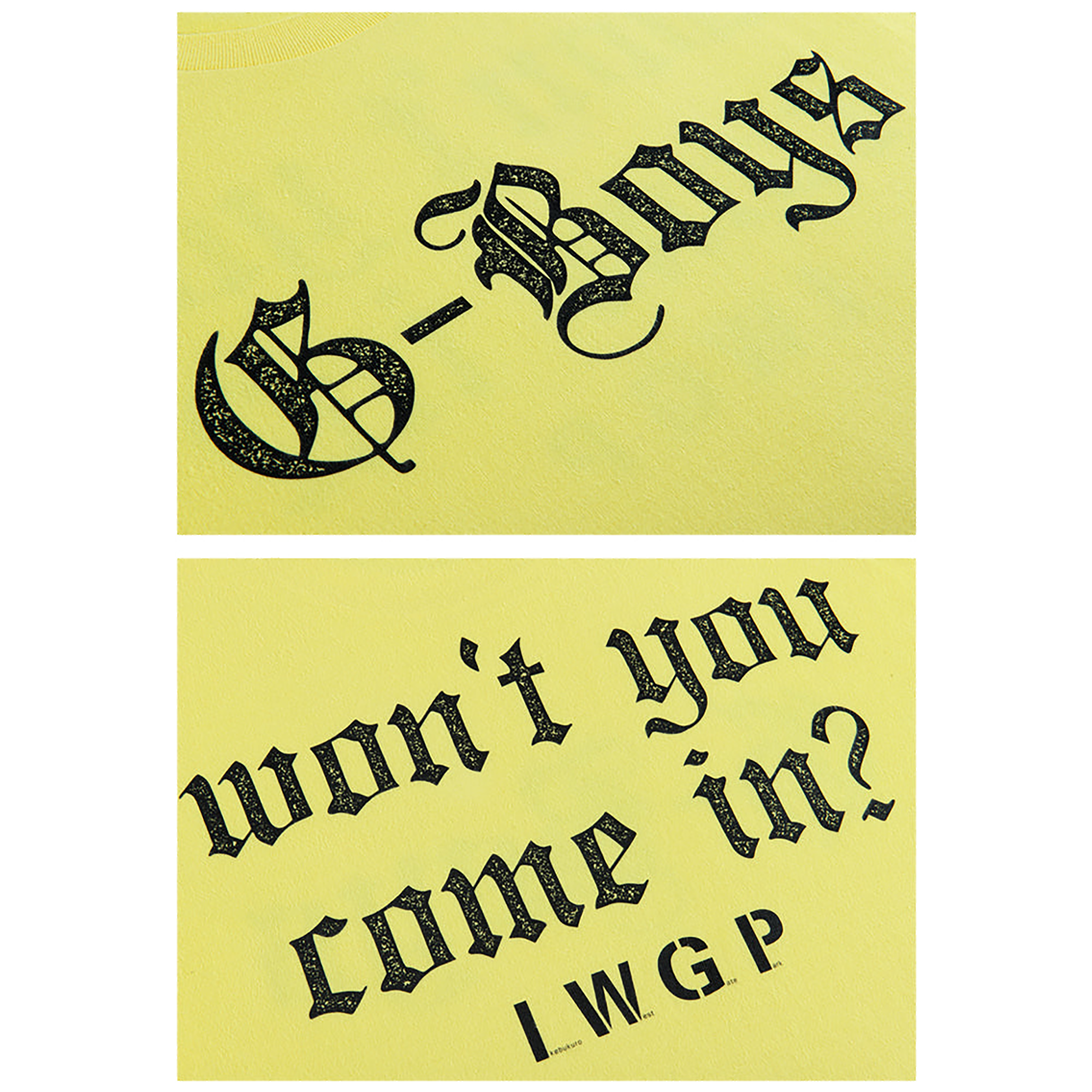MLE×I.W.G.P. G-BOYS TEE《Planned to be shipped in late July 2024 / Order period is until April 10》
