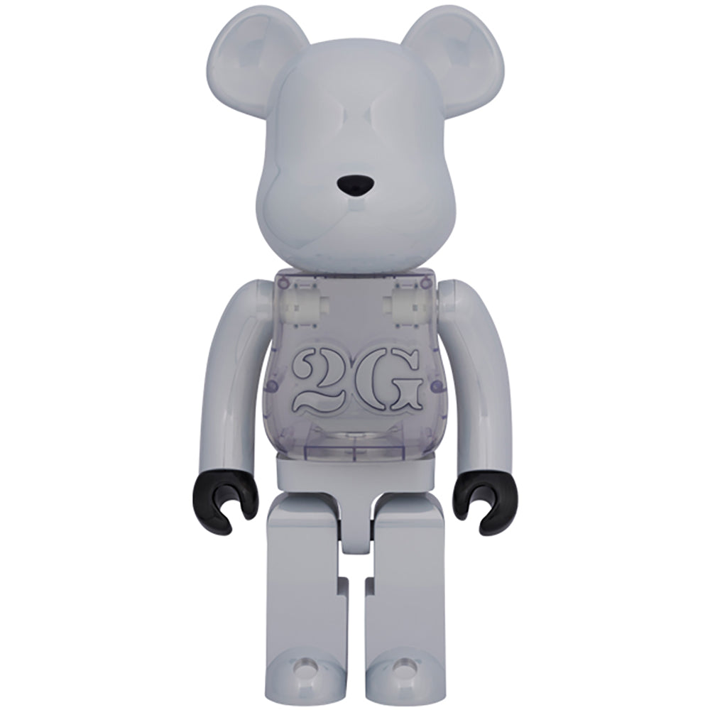 BE@RBRICK 2G WHITE CHROME 1000％_0