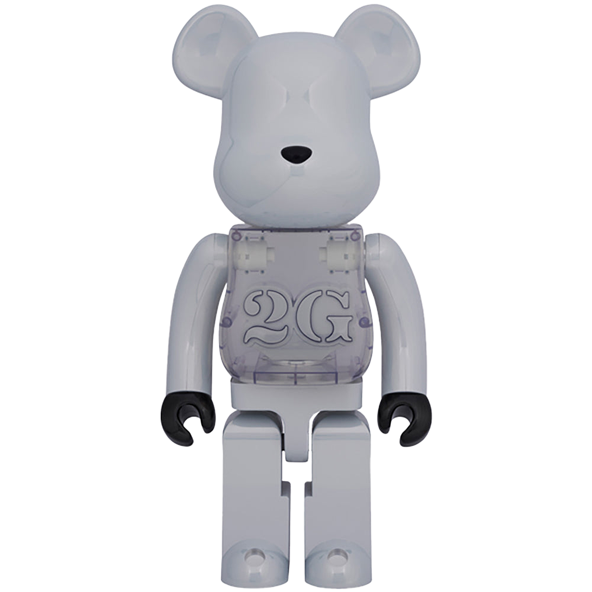 BE@RBRICK 2G WHITE CHROME 1000％