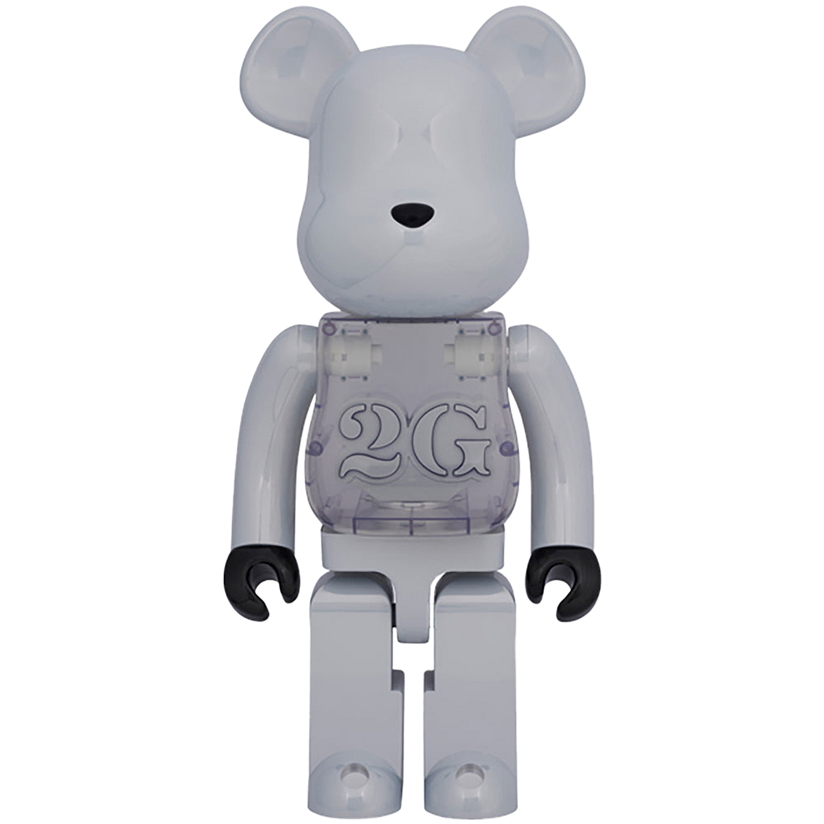 BE@RBRICK 2G WHITE CHROME 1000％