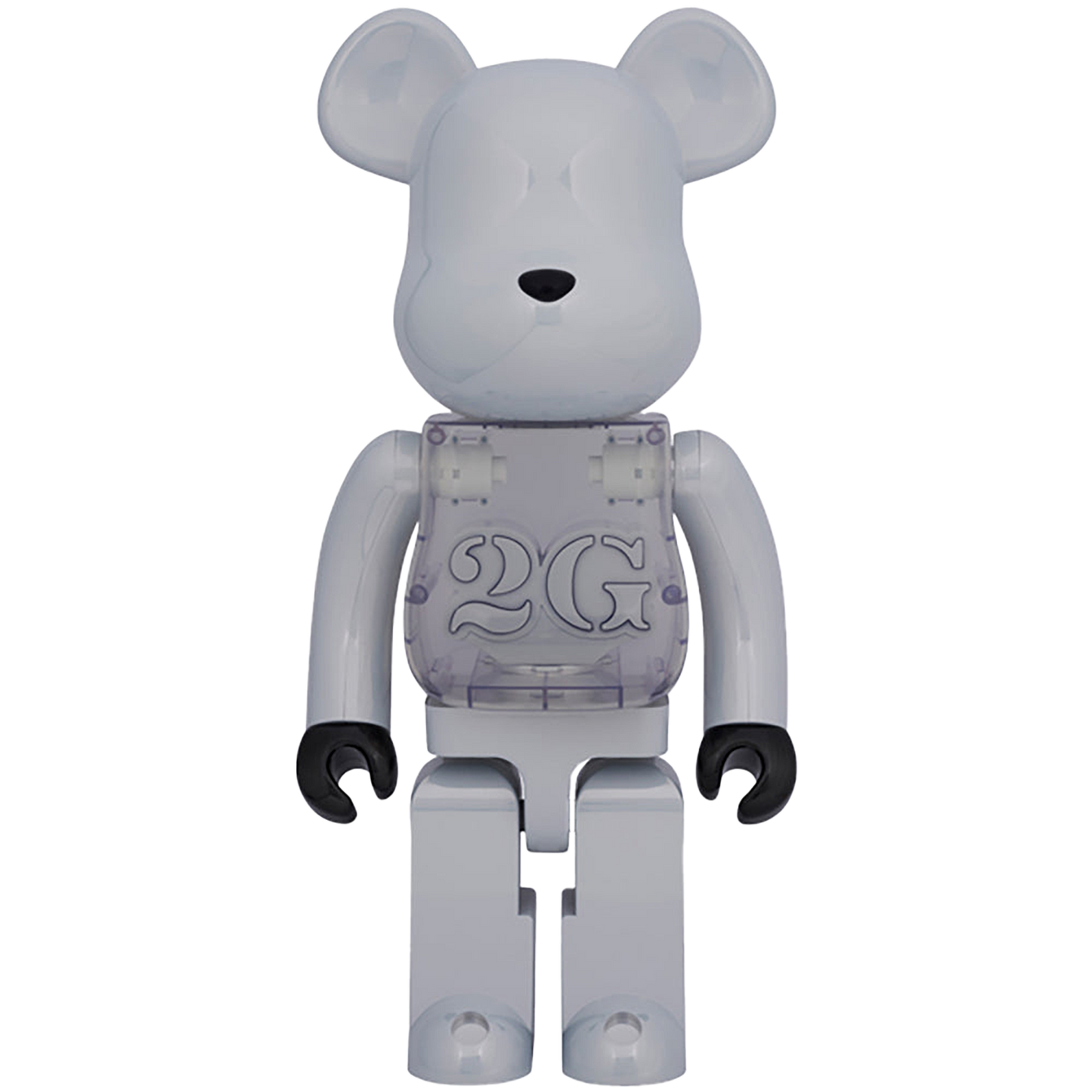 BE@RBRICK 2G WHITE CHROME 1000％