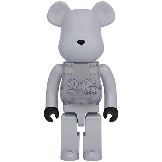 BE@RBRICK 2G WHITE CHROME 1000％