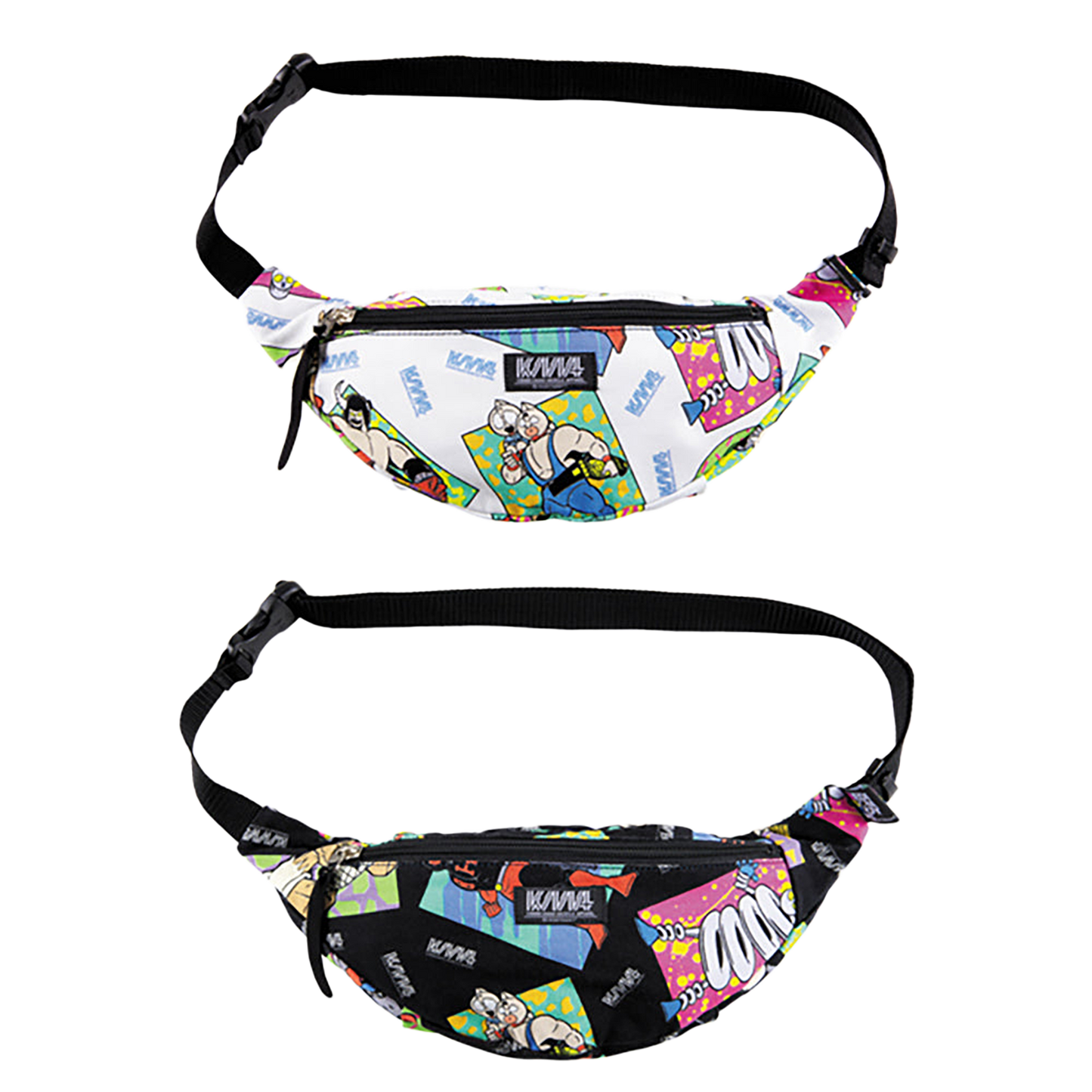 MLE KINNIKUMAN シリーズ KINNIKUMAN WAIST BAG WHITE/BLACK