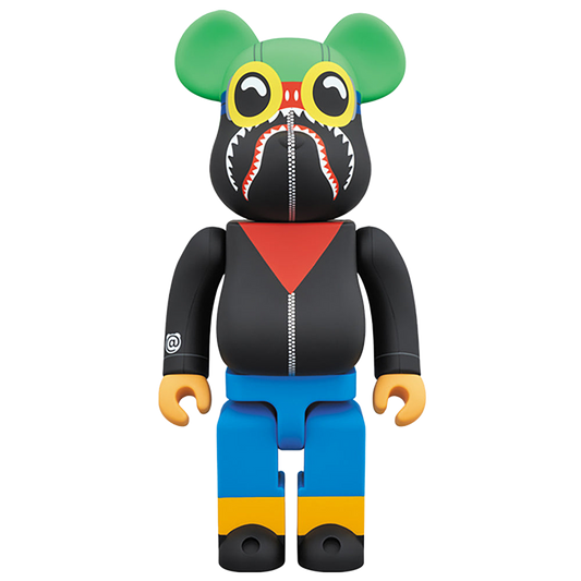 A BATHING APE(R) × HEBRU BRANTLEY × SOCIAL STATUS BE@RBRICK 400％