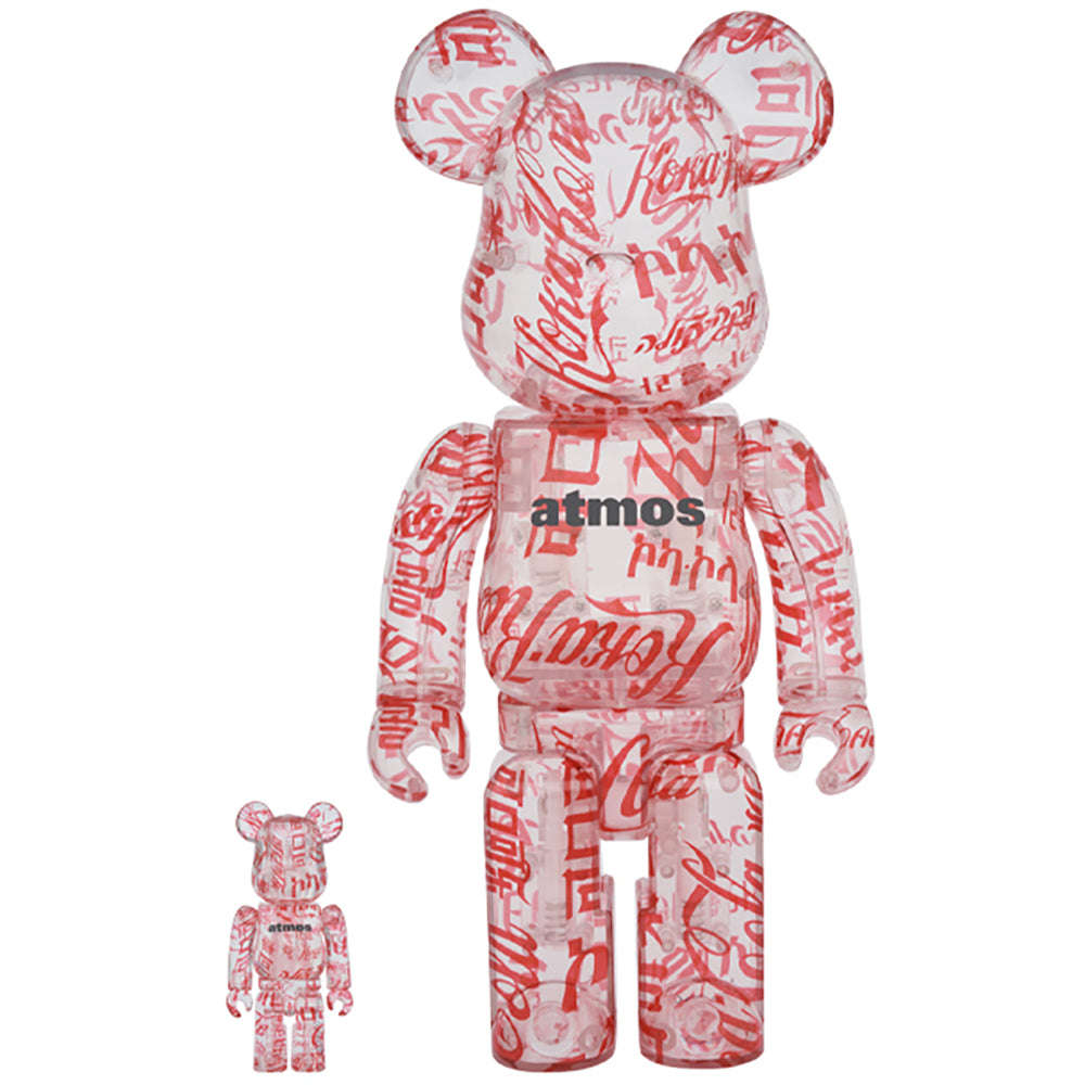 BE@RBRICK atmos × Coca-Cola 100％ & 400％ CLEAR BODY_0
