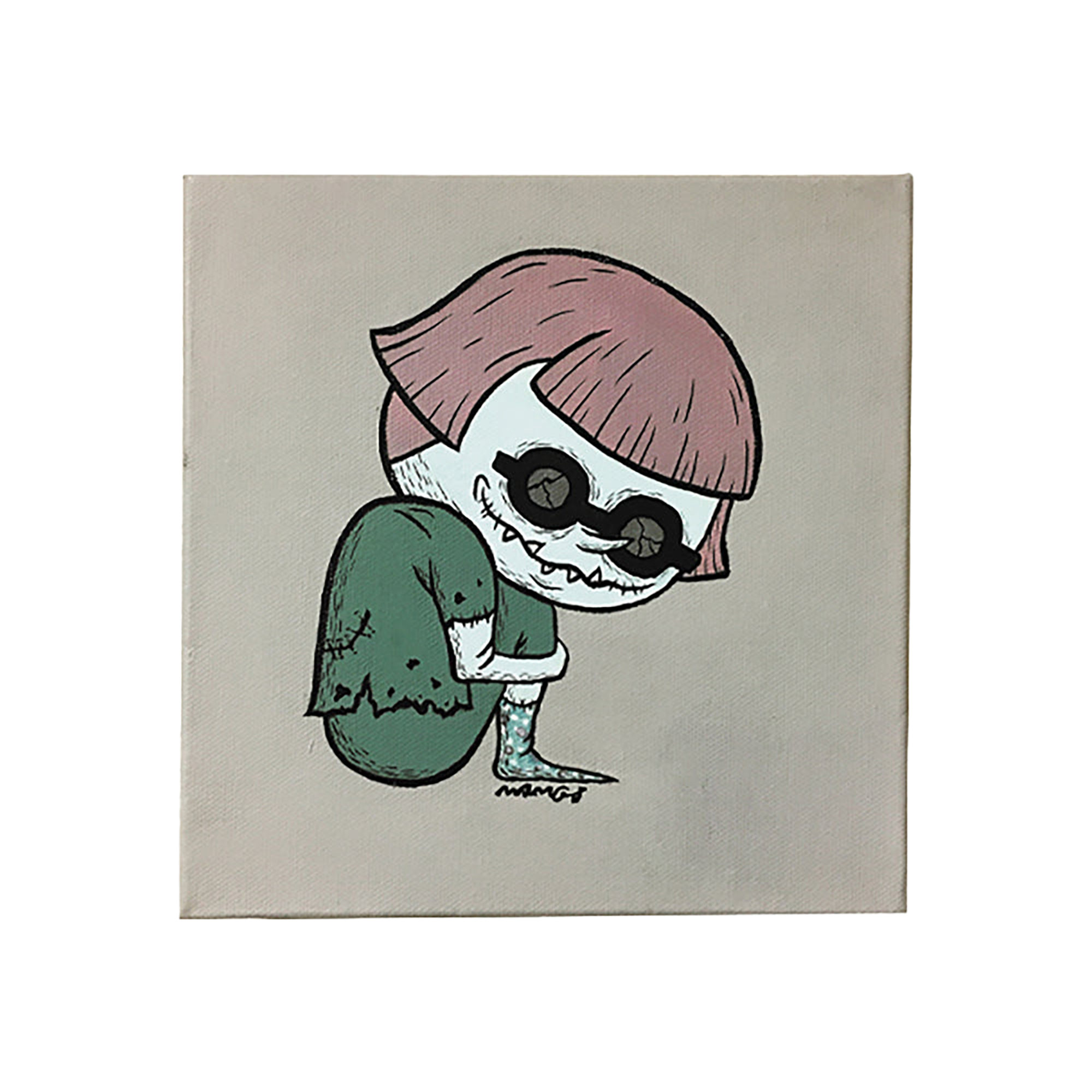 LONELY GIRL 「like a jokes nightmare.」 「Fun alone.」 「tiny dream.」 「l o l.」 「scared?」