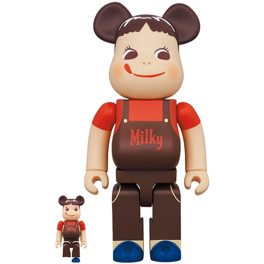 BE@RBRICK ペコちゃん チョコレートミルキー 100％ & 400％