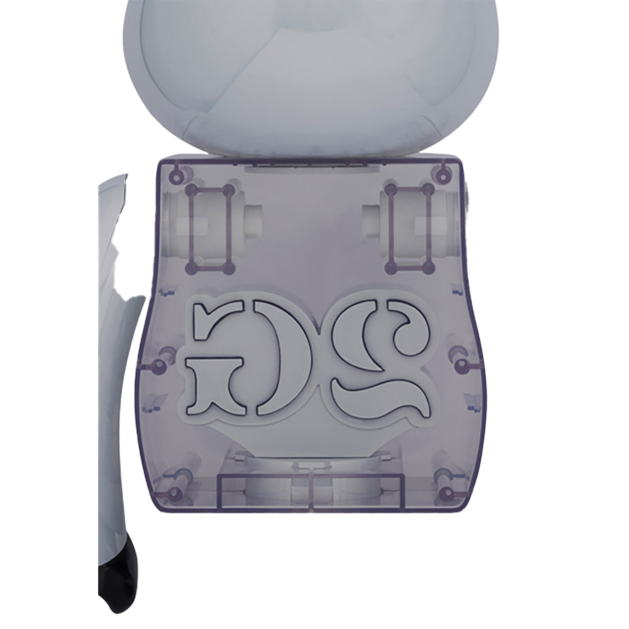 BE@RBRICK 2G WHITE CHROME 1000％