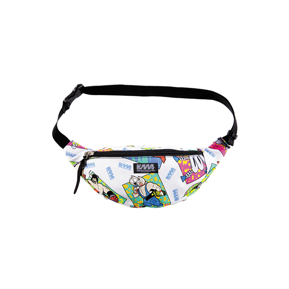 MLE KINNIKUMAN シリーズ KINNIKUMAN WAIST BAG WHITE/BLACK_1
