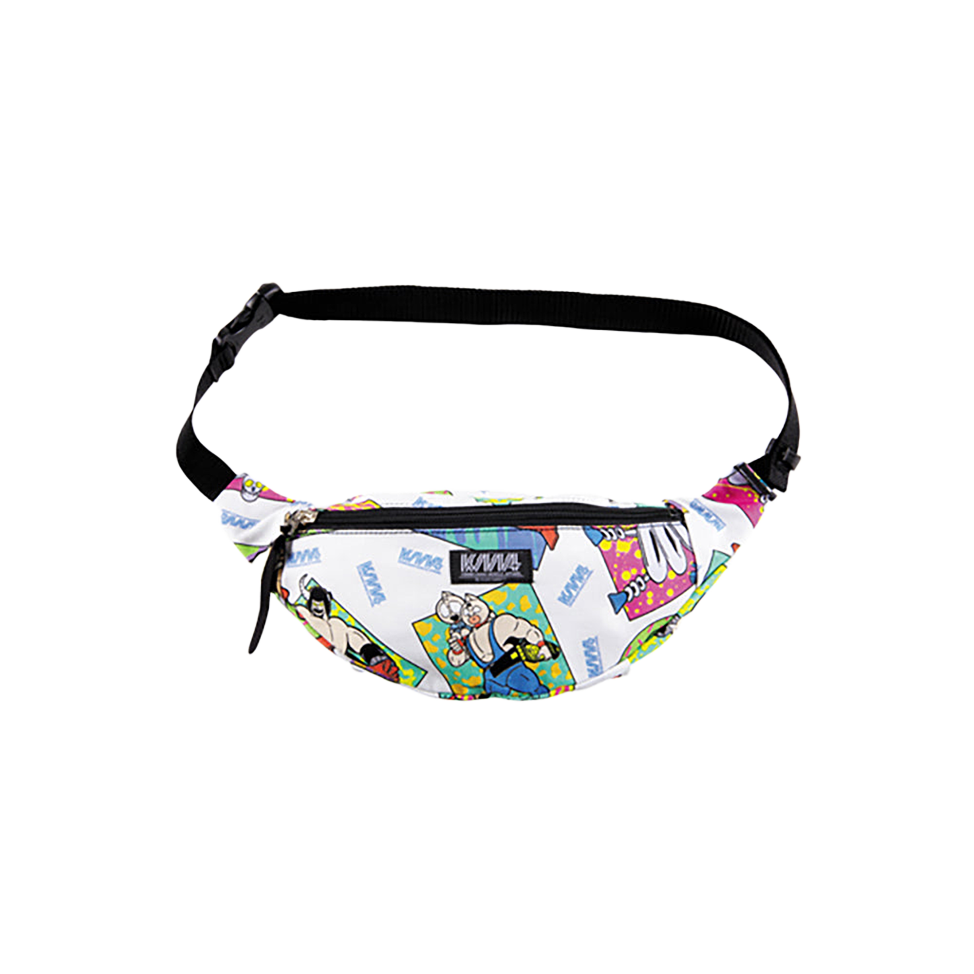 MLE KINNIKUMAN シリーズ KINNIKUMAN WAIST BAG WHITE/BLACK