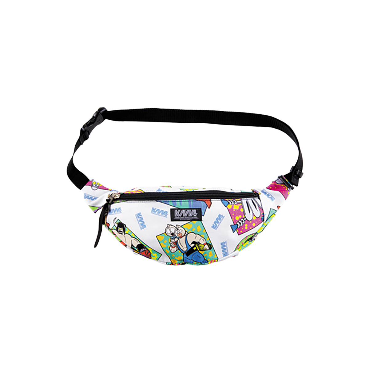 MLE KINNIKUMAN シリーズ KINNIKUMAN WAIST BAG WHITE/BLACK