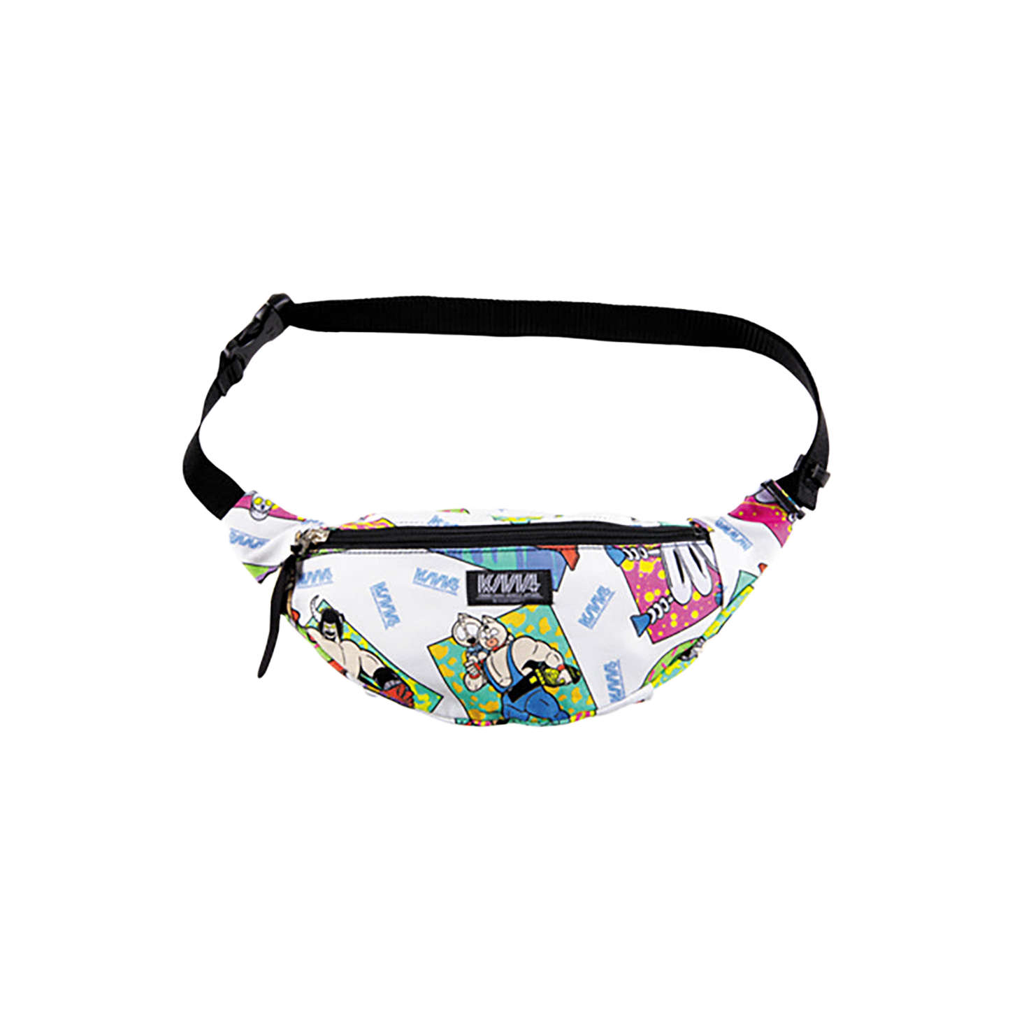MLE KINNIKUMAN シリーズ KINNIKUMAN WAIST BAG WHITE/BLACK