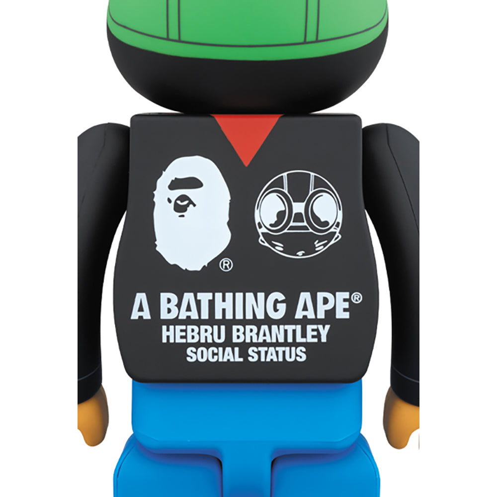 A BATHING APE(R) × HEBRU BRANTLEY × SOCIAL STATUS BE@RBRICK 400％_1