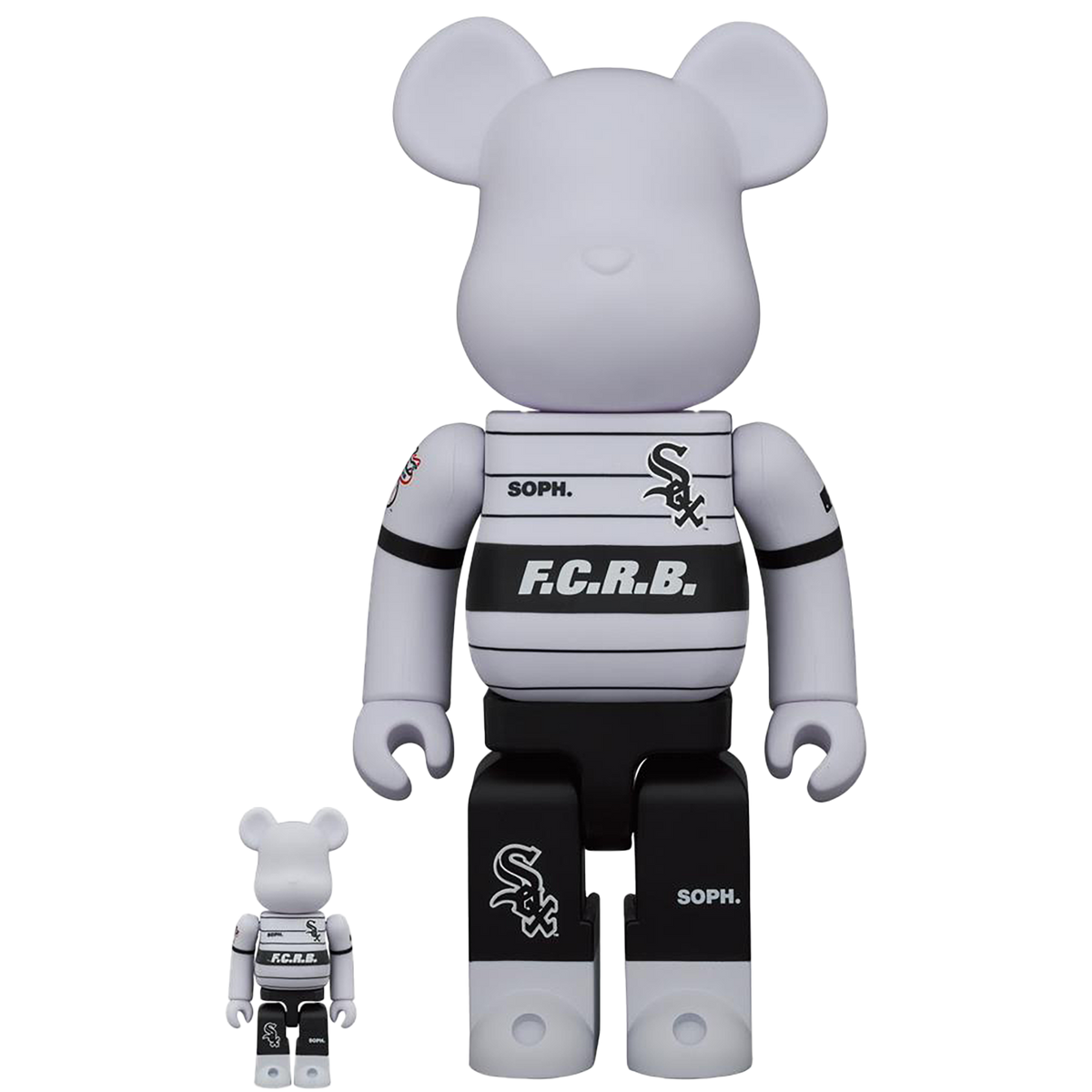 BE@RBRICK F.C.R.B. × MLB 100％ & 400％ (CHICAGO WHITE SOX)