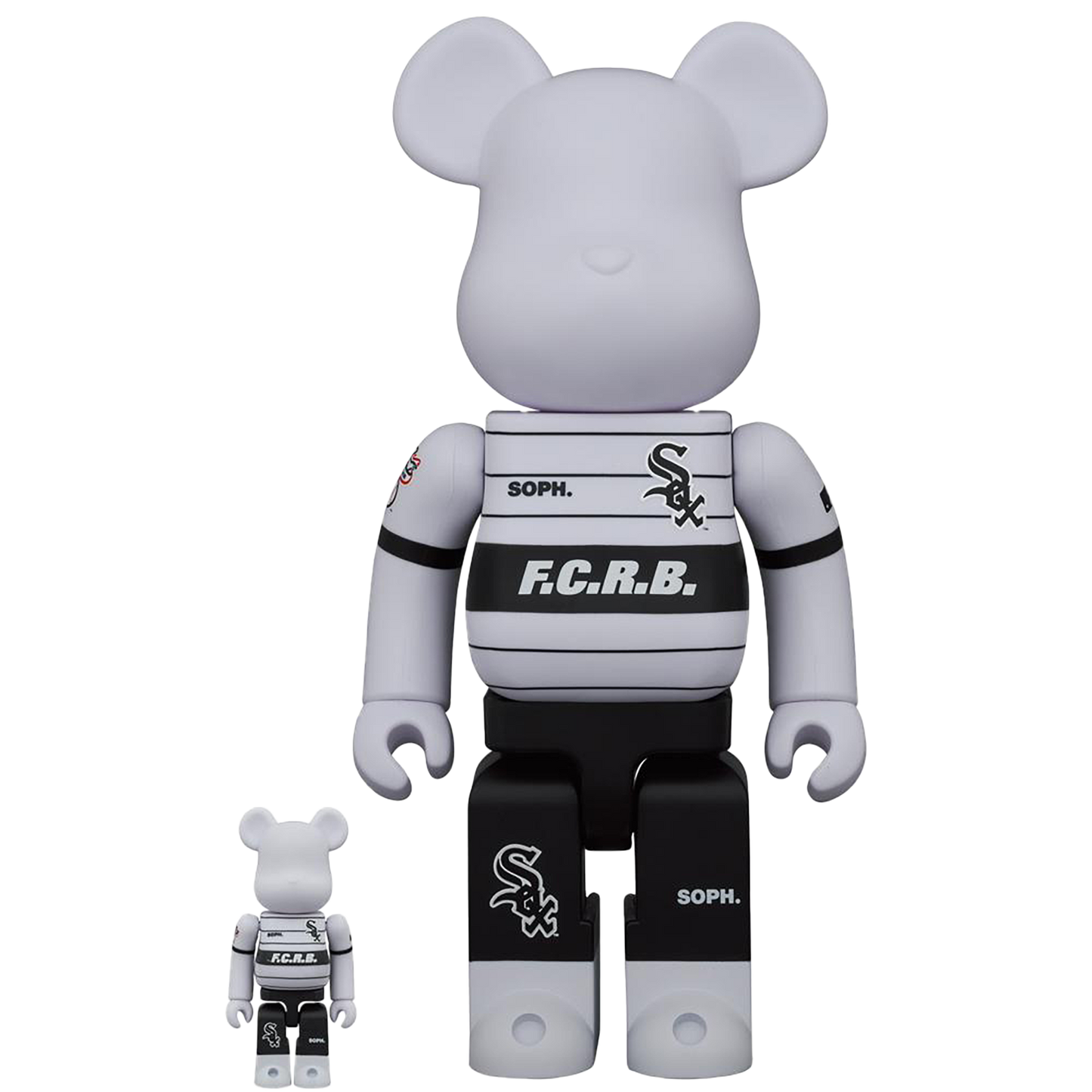 BE@RBRICK F.C.R.B. × MLB 100％ & 400％ (CHICAGO WHITE SOX)