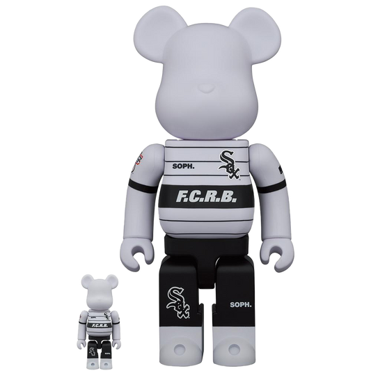 BE@RBRICK F.C.R.B. × 美国职业棒球大联盟 100% 和 400%（芝加哥白袜队）