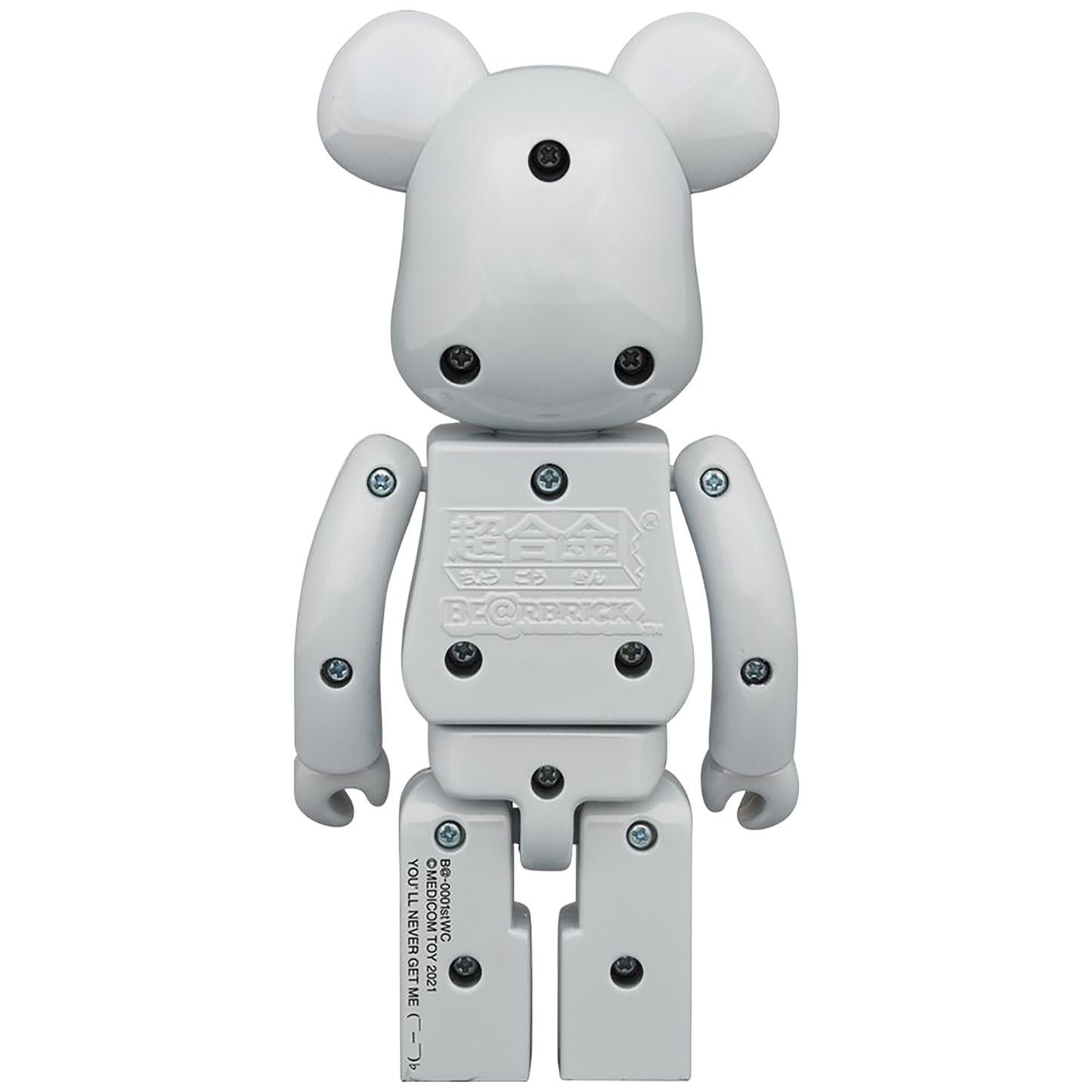 BE@RBRICK 20 周年纪念模型超合金 BE@RBRICK 1st MODEL WHITE CHROME Ver.