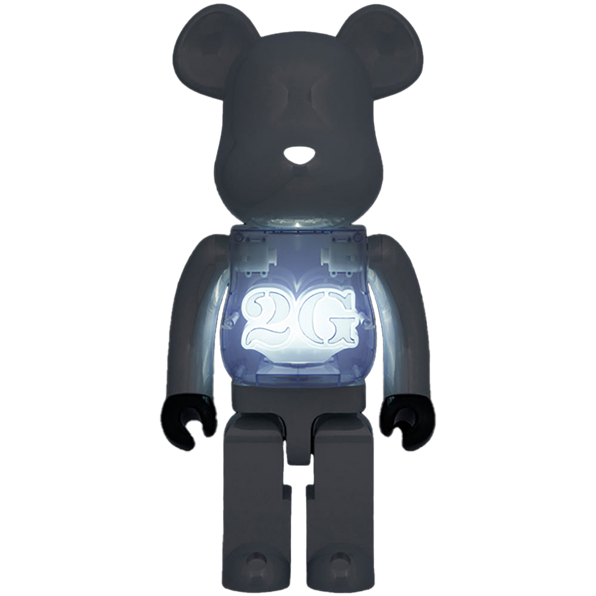 BE@RBRICK 2G WHITE CHROME 1000％