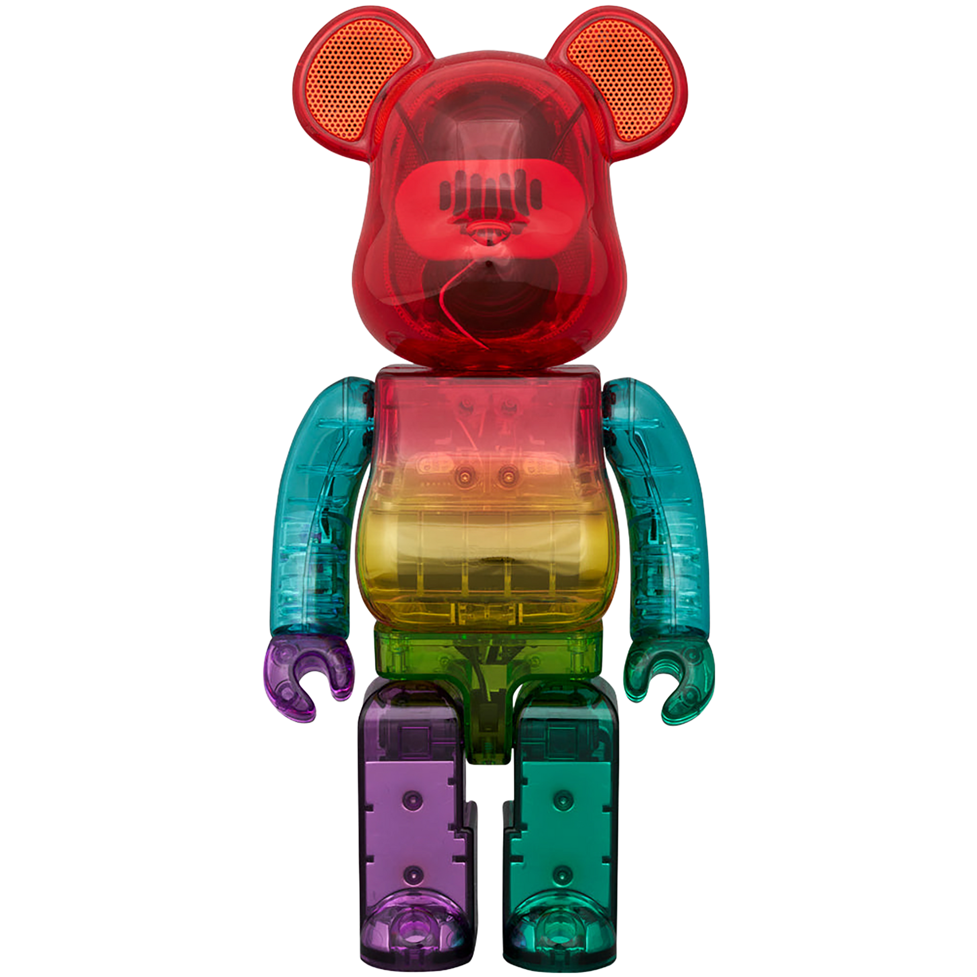 MEDICOM TOY - BE@RBRICK AUDIO 400％ Bluetooth Speaker BE@RBRICK AUDIO RAINBOW 400％ Portable Bluetooth(R) Speaker