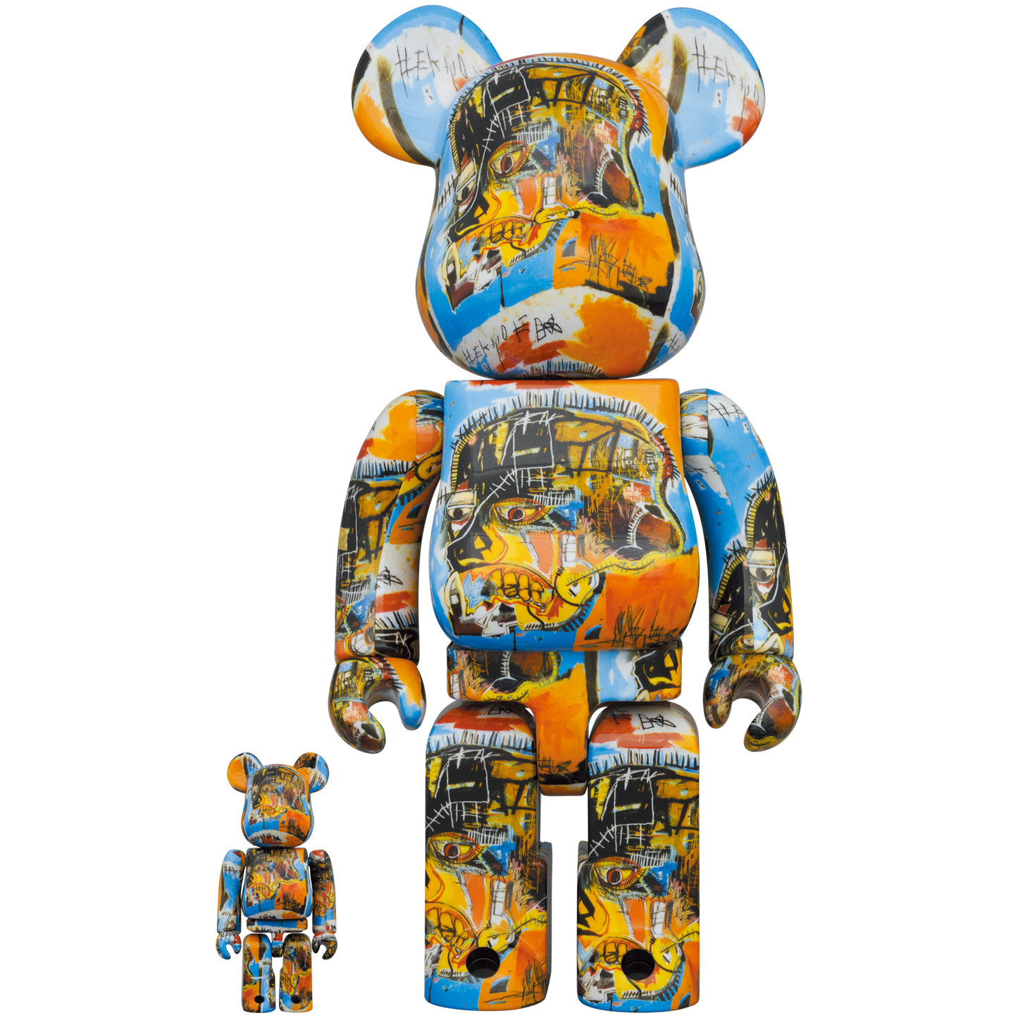 BE@RBRICK JEAN-MICHEL BASQUIAT #10 100％ & 400％